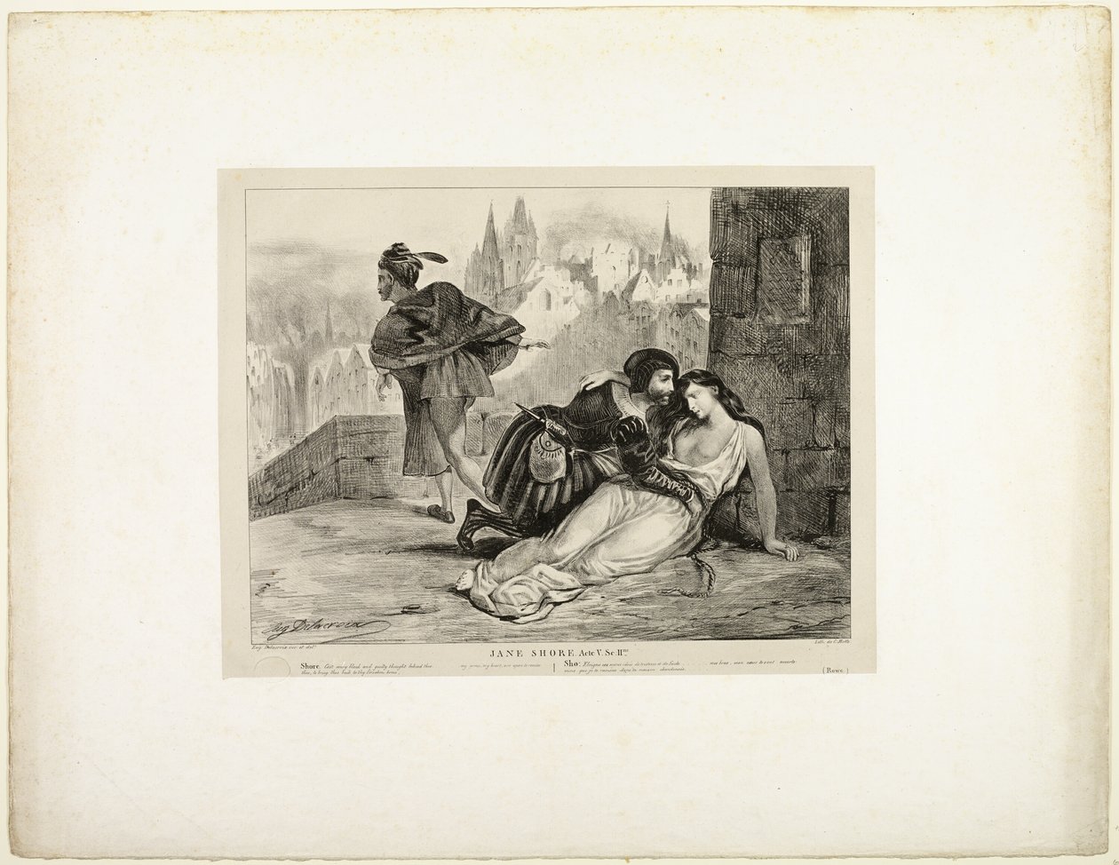 Jane Shore da Eugène Delacroix