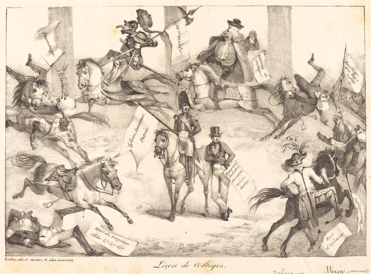 Lezione di volteggio da Eugène Delacroix
