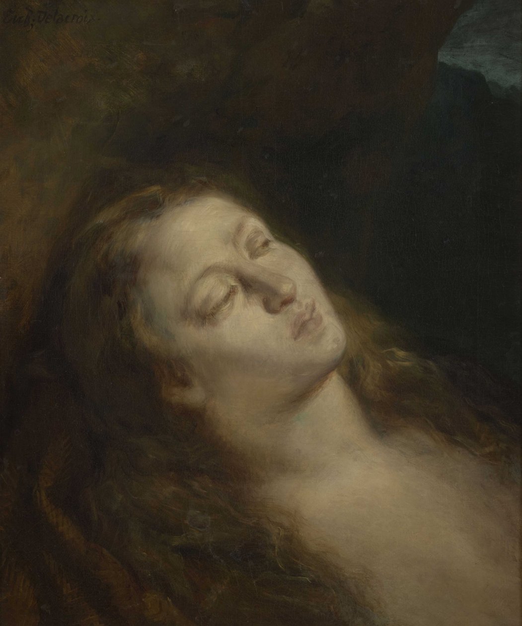 Santa Maria Maddalena nel deserto, 1845 da Eugène Delacroix