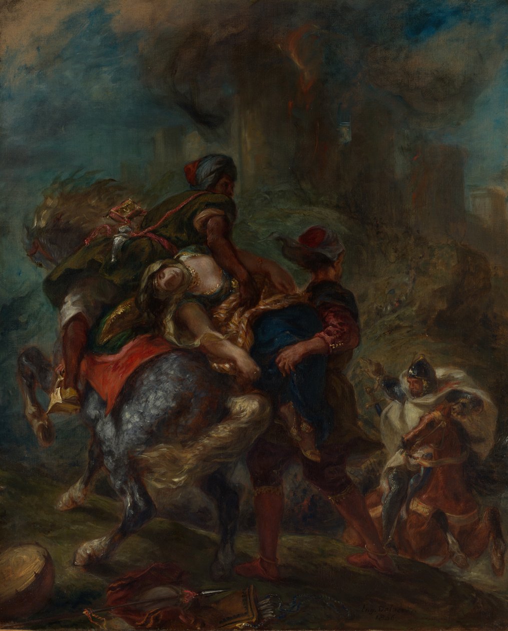 Il rapimento di Rebecca, 1846 da Ferdinand Victor Eugene Delacroix