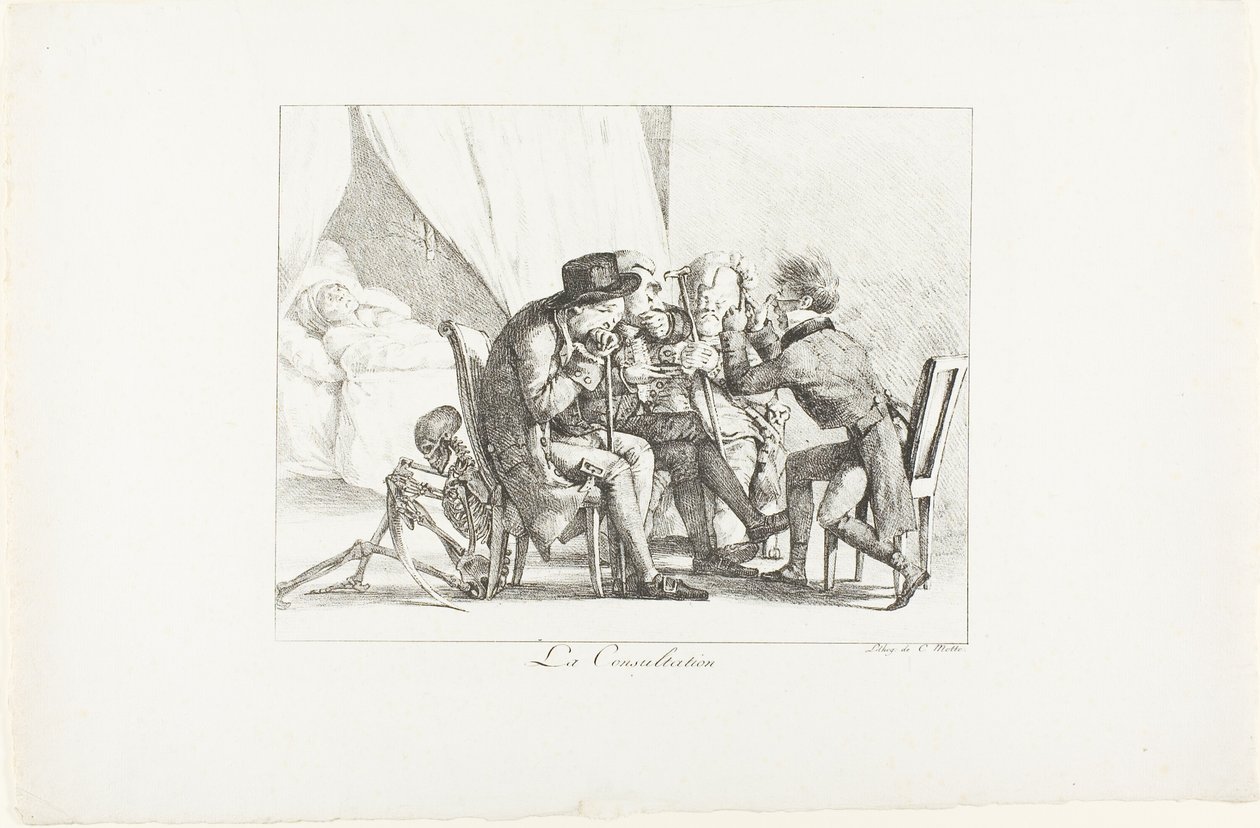 La Consultazione da Eugène Delacroix