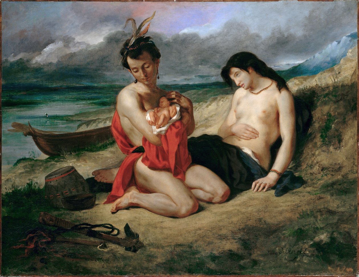Il Natchez da Eugène Delacroix