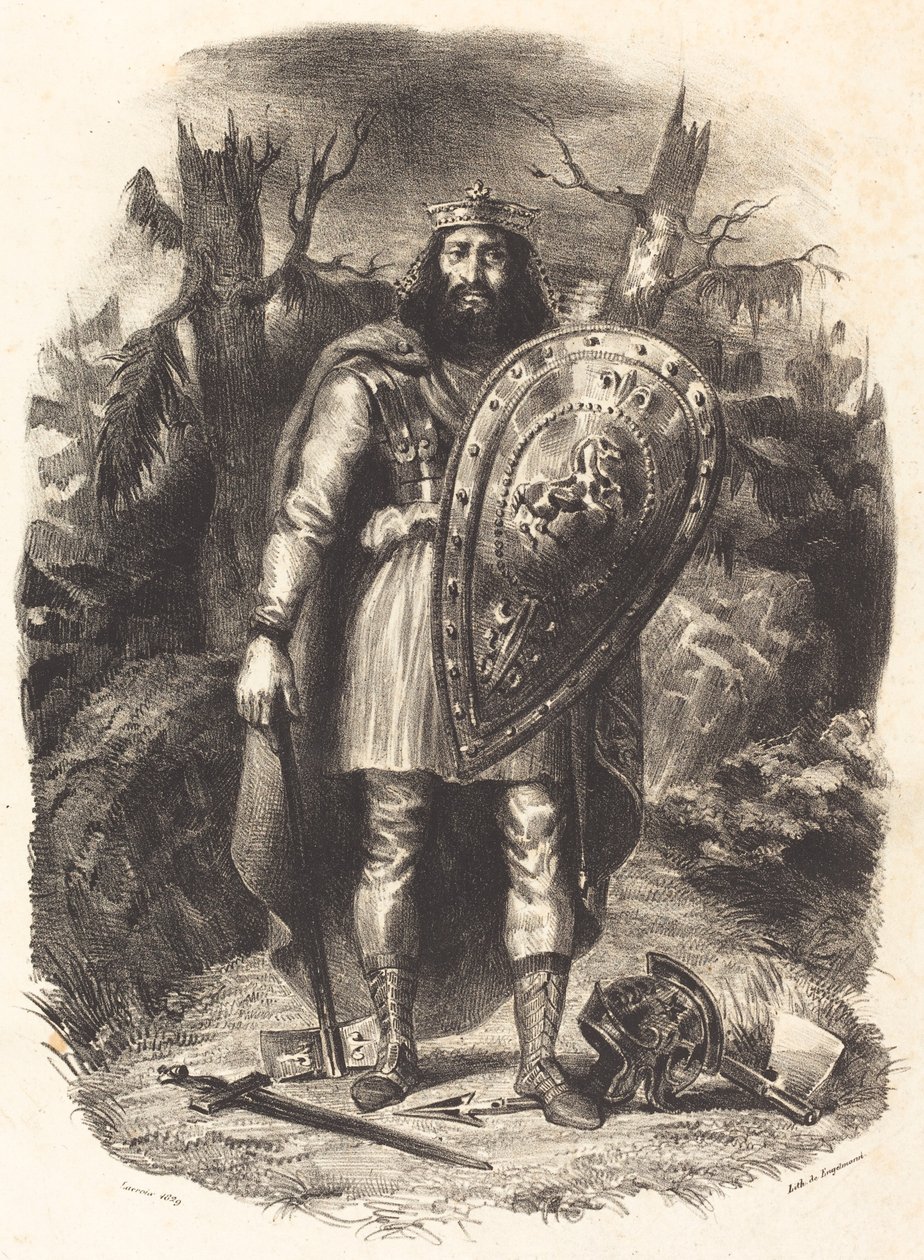 Vercingetorige, 1829 da Eugène Delacroix