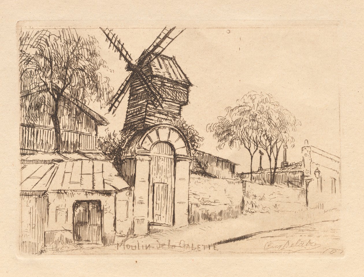 Moulin de la Galette da Eugène Delâtre