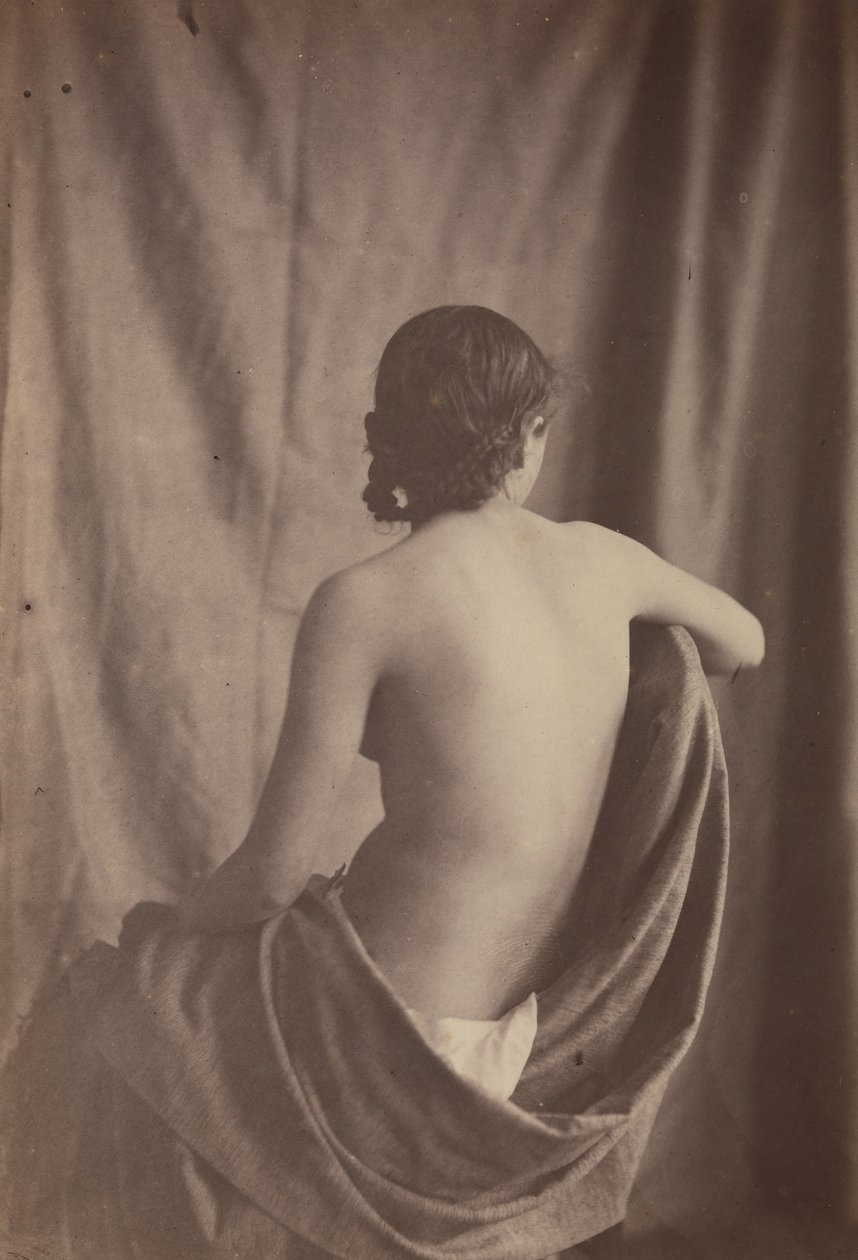 [Nudo femminile seduto], 1853-54 da Eugène Durieu