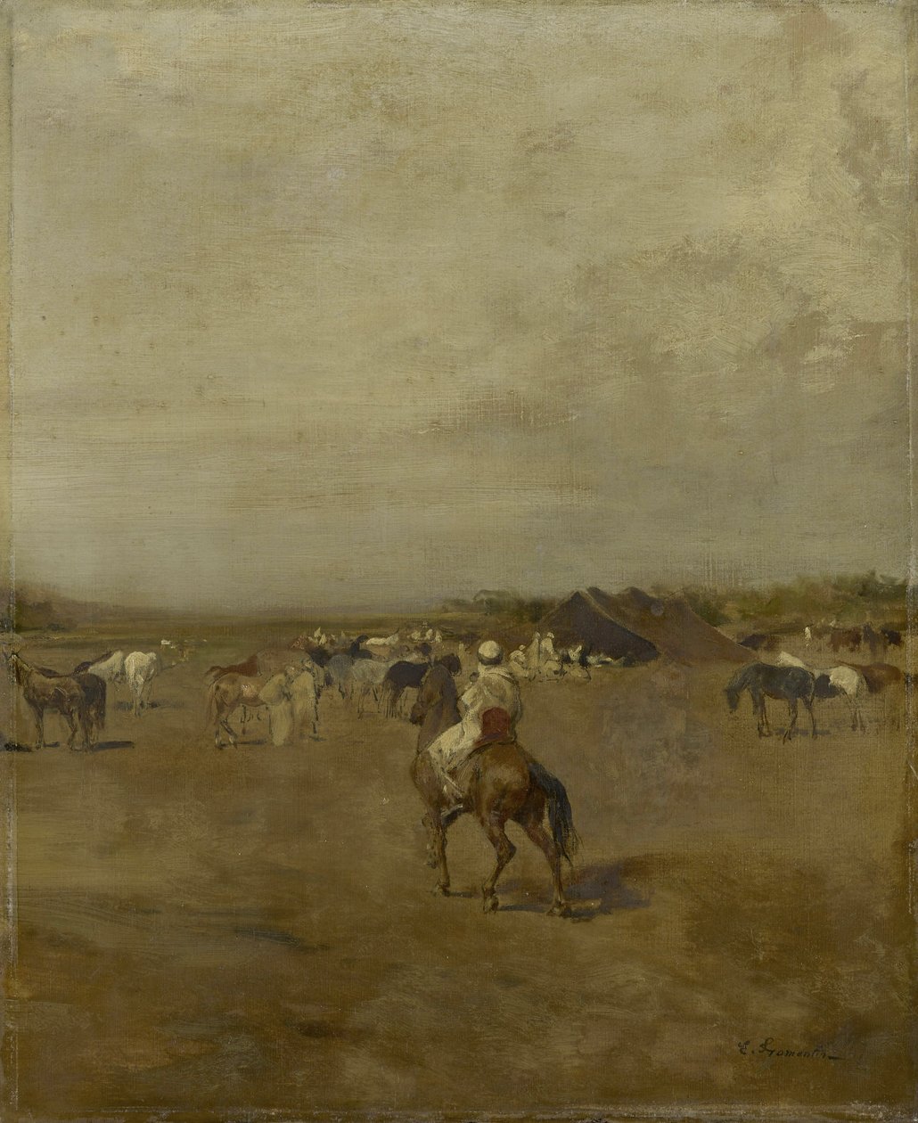 Accampamento arabo da Eugène Fromentin
