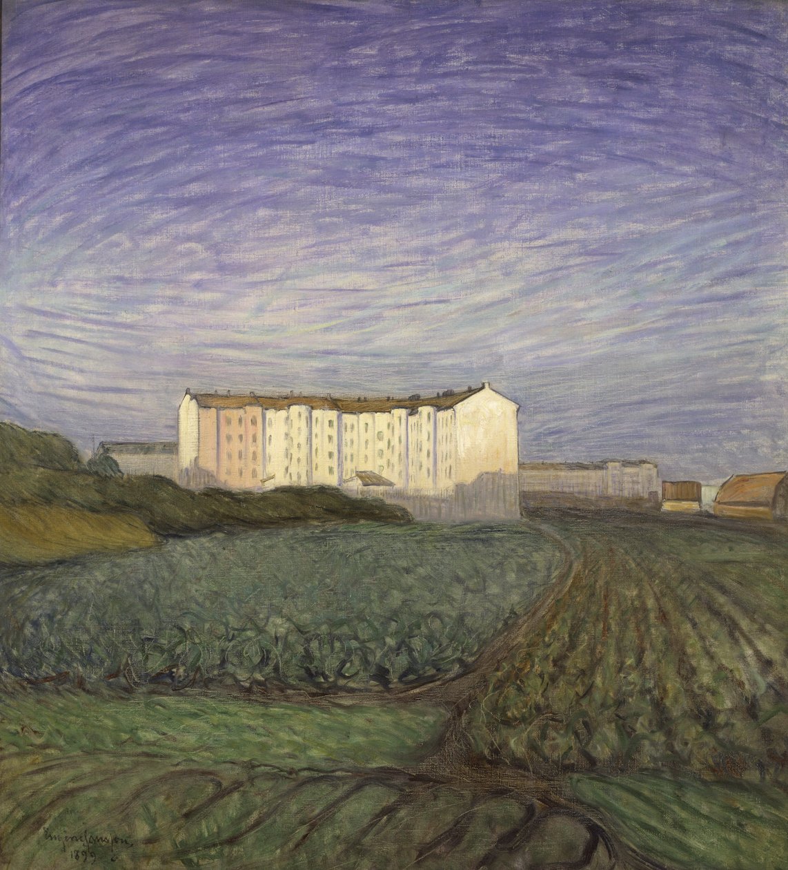 Le Periferie della Città, 1899 da Eugène Jansson