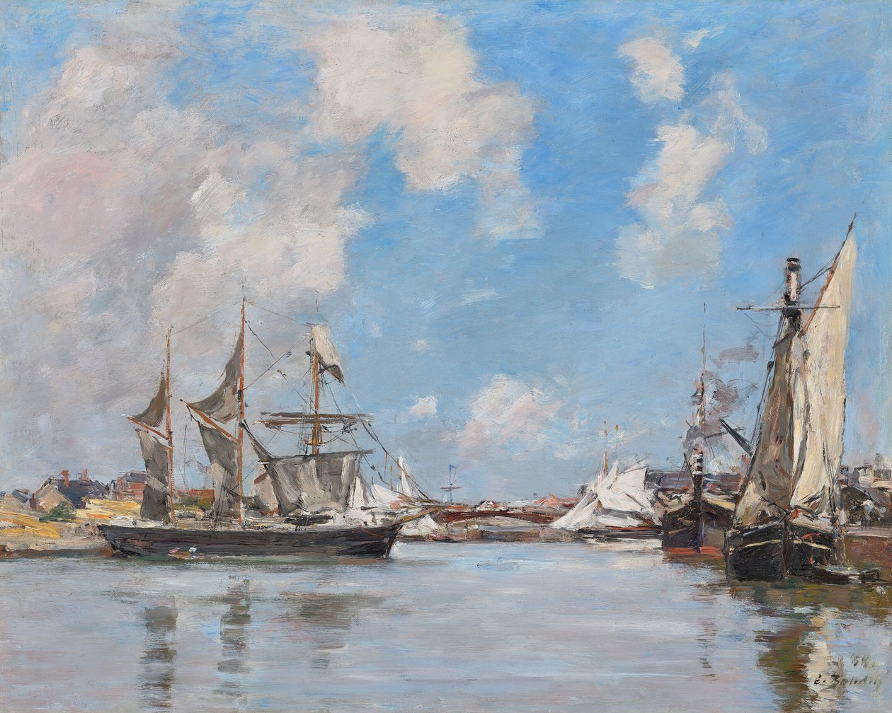 Deauville. La piscina da Eugene Louis Boudin
