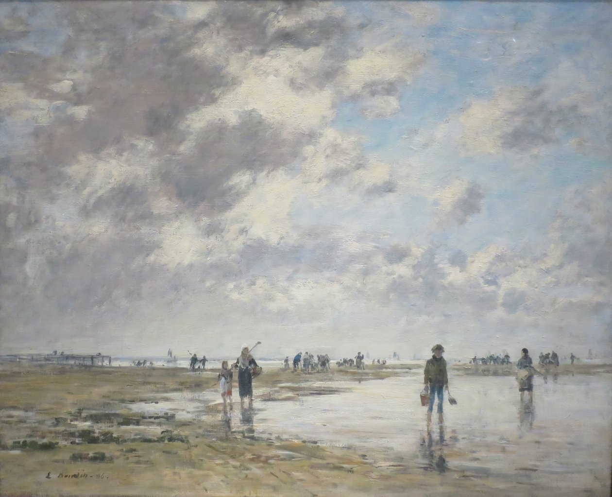 Bassa marea, Berck da Eugene Louis Boudin
