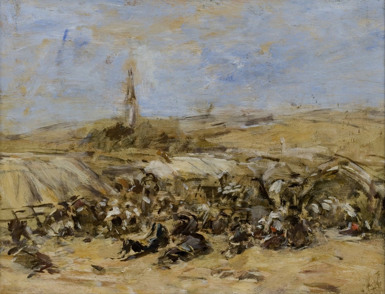 Condono di Ste-Anne-La-Palud da Eugene Louis Boudin