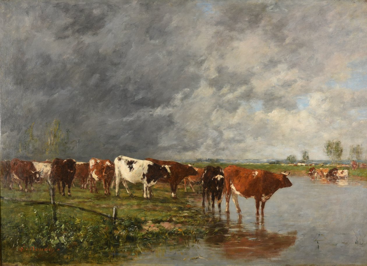 Bere in branco da Eugene Louis Boudin