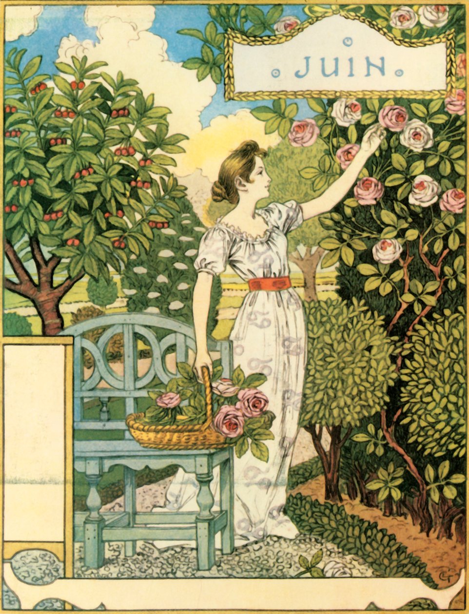Giugno, 1896 da Eugene Grasset