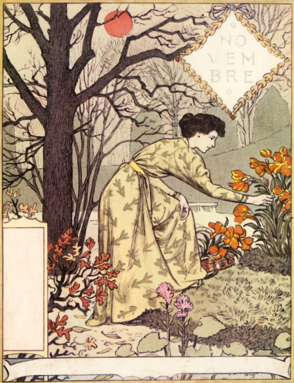 Novembre, 1896 da Eugene Grasset
