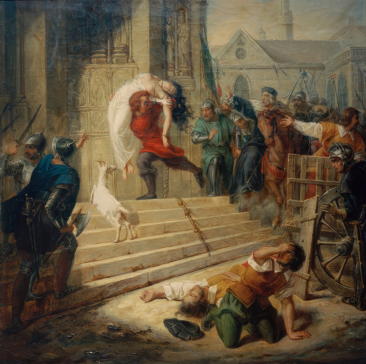 Quasimodo salva Esmeralda da Eugénie Henry