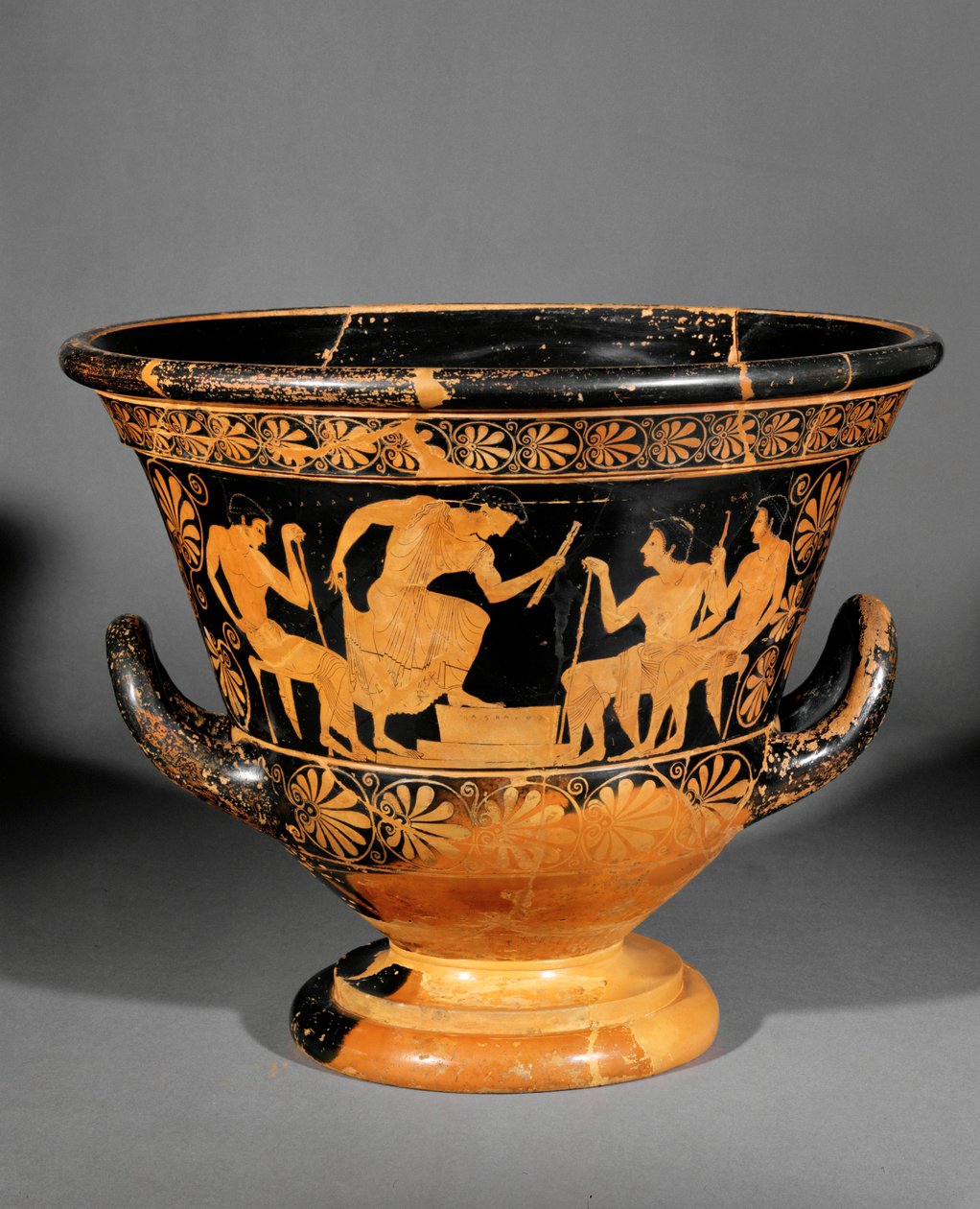 Cratere attico a figure rosse, chiamato cratere di Antaios ... da Euphronios
