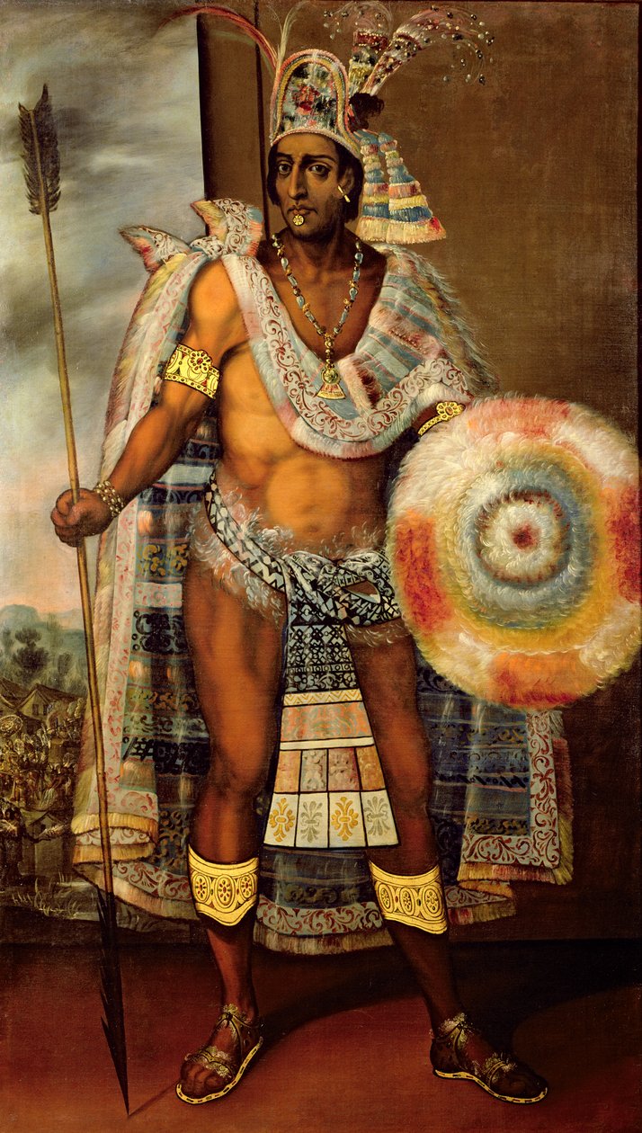 Ritratto di Montezuma II da European School