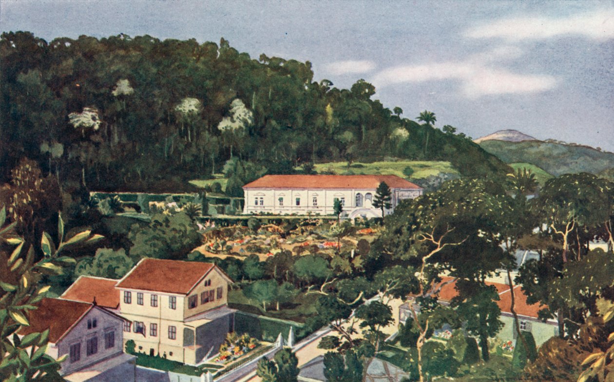 Legazione di Sua Maestà Britannica, Petropolis (litografia a colori) da European School