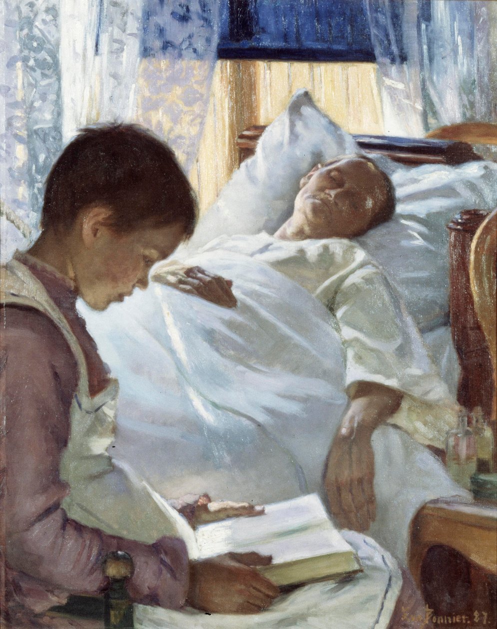 Riflessione in Blu, 1887 da Eva Bonnier