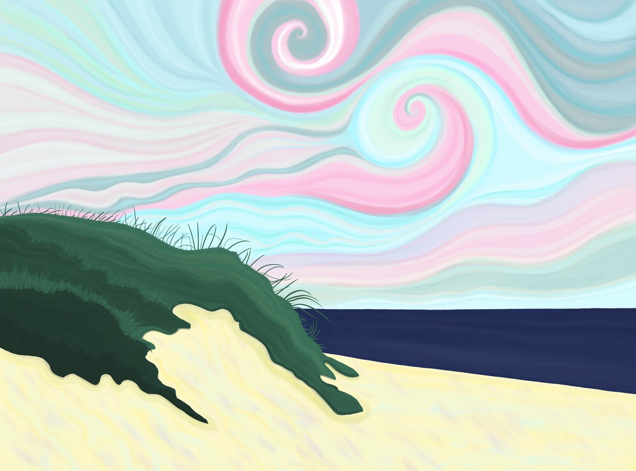 Chatham Beach (arte digitale) da Evan Sklar