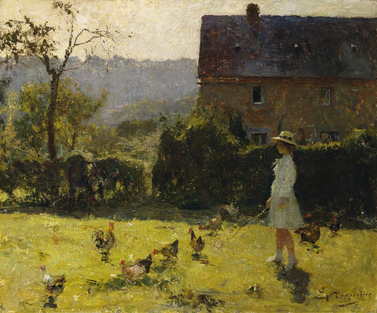 Vicino alla fattoria da Evariste Carpentier