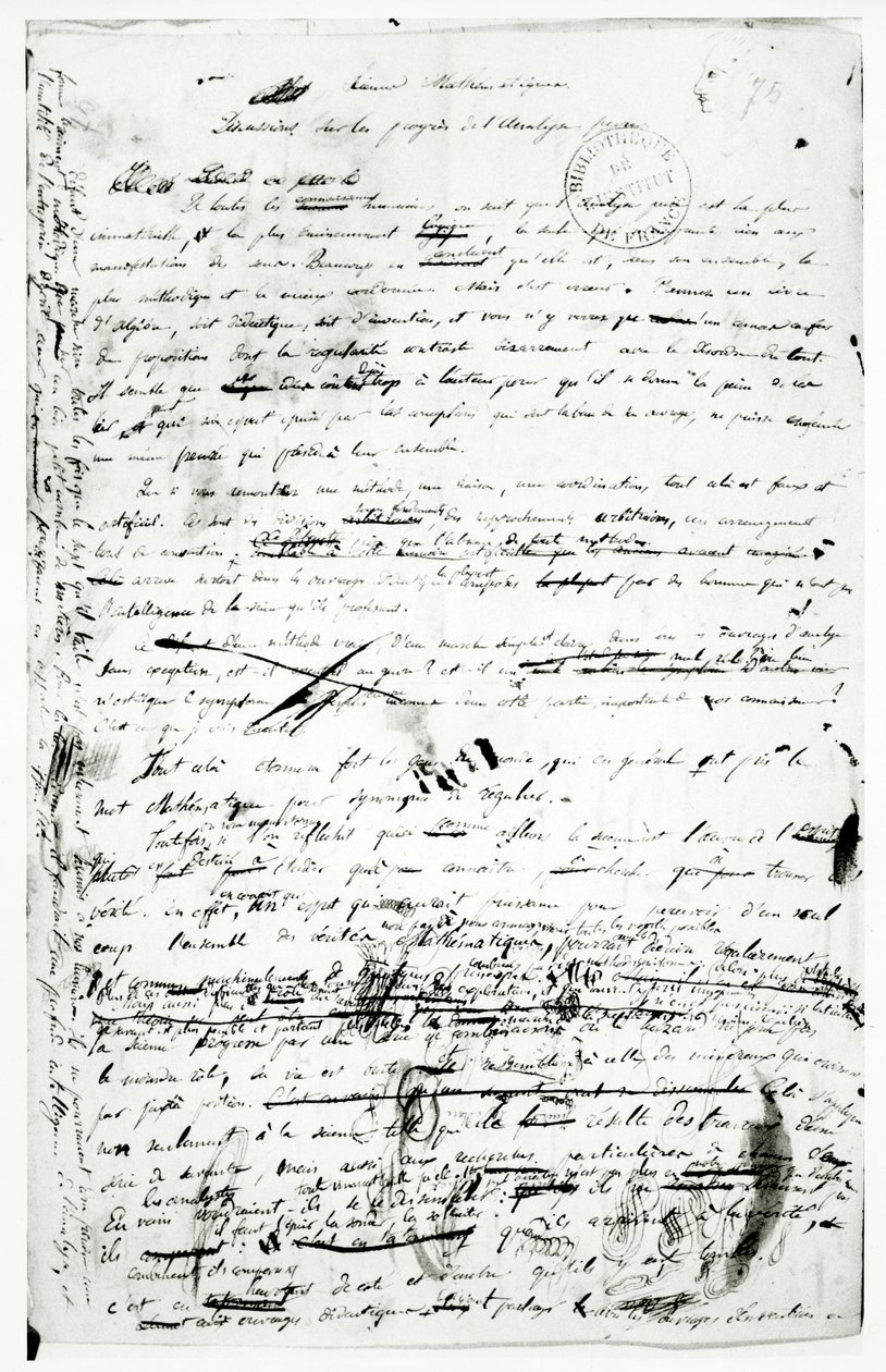 Manoscritto sui progressi fatti nell