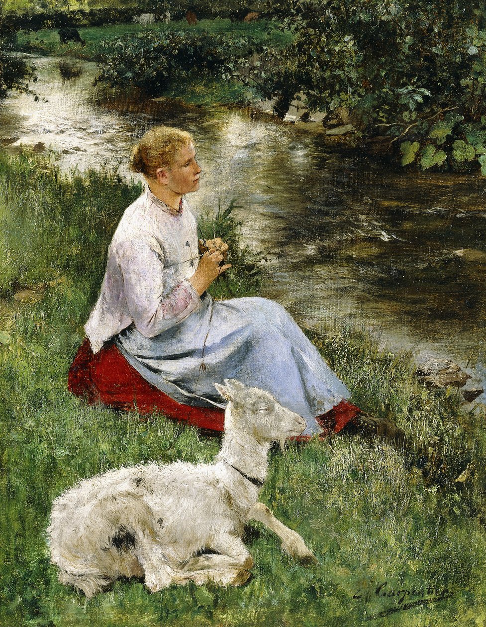 La giovane pastorella da Evariste Carpentier