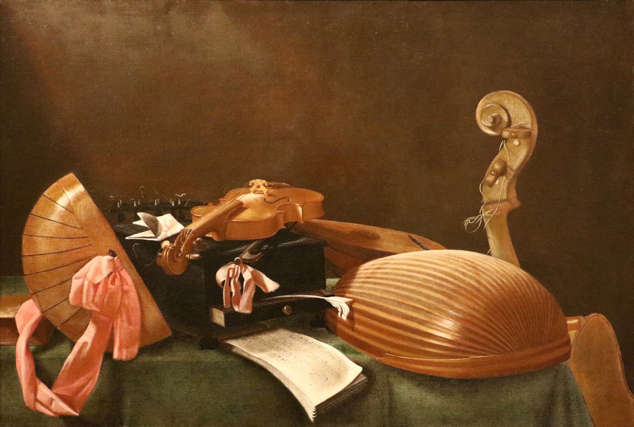 Italiano: Strumenti musicali Strumenti musicali da Evaristo Baschenis