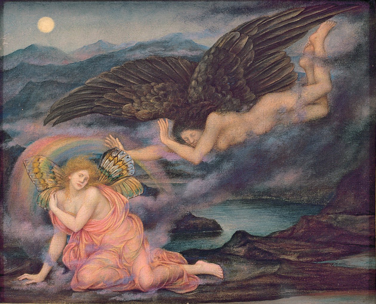 Morte di una farfalla, c.1905-10 da Evelyn De Morgan