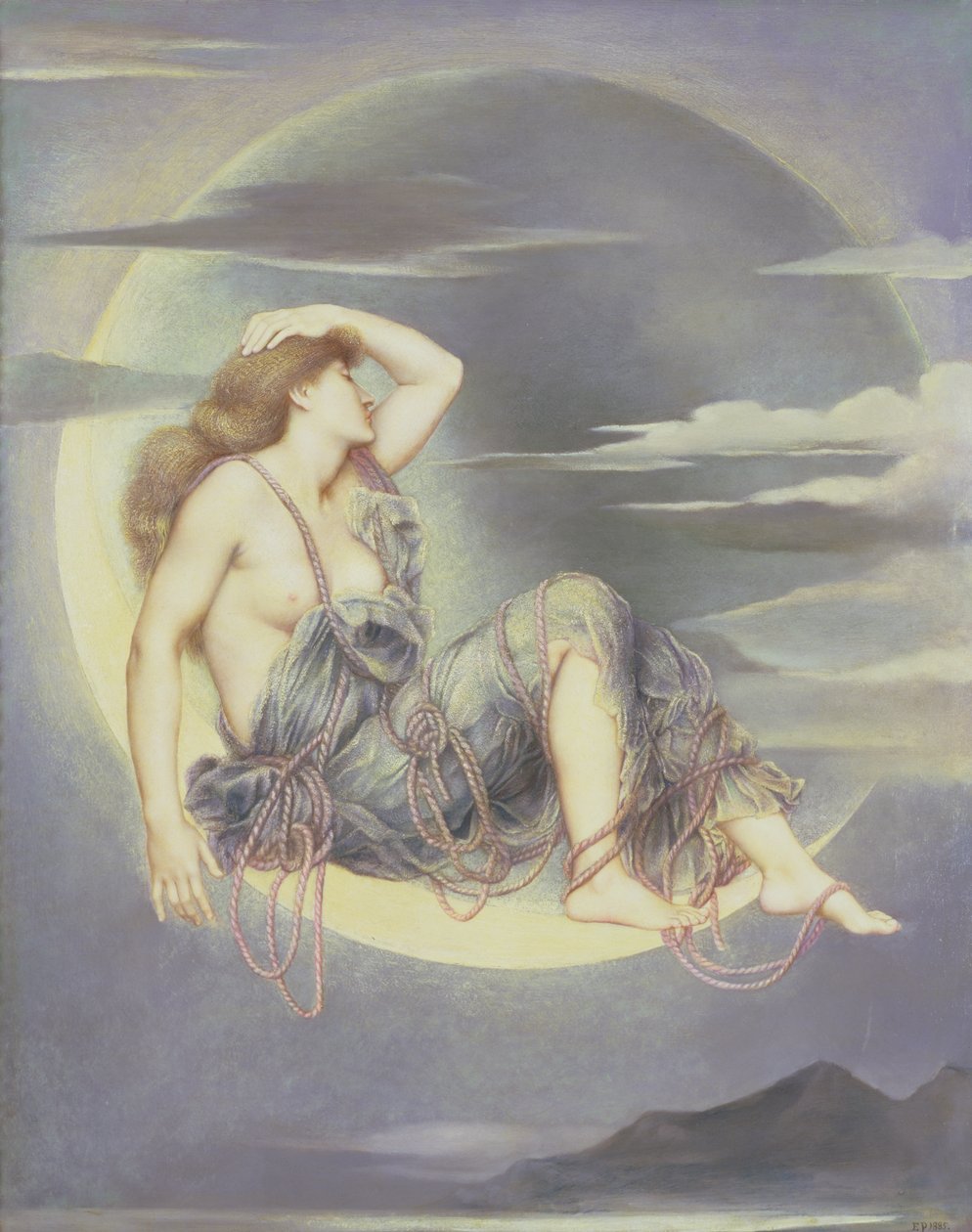 Luna, 1885 da Evelyn De Morgan