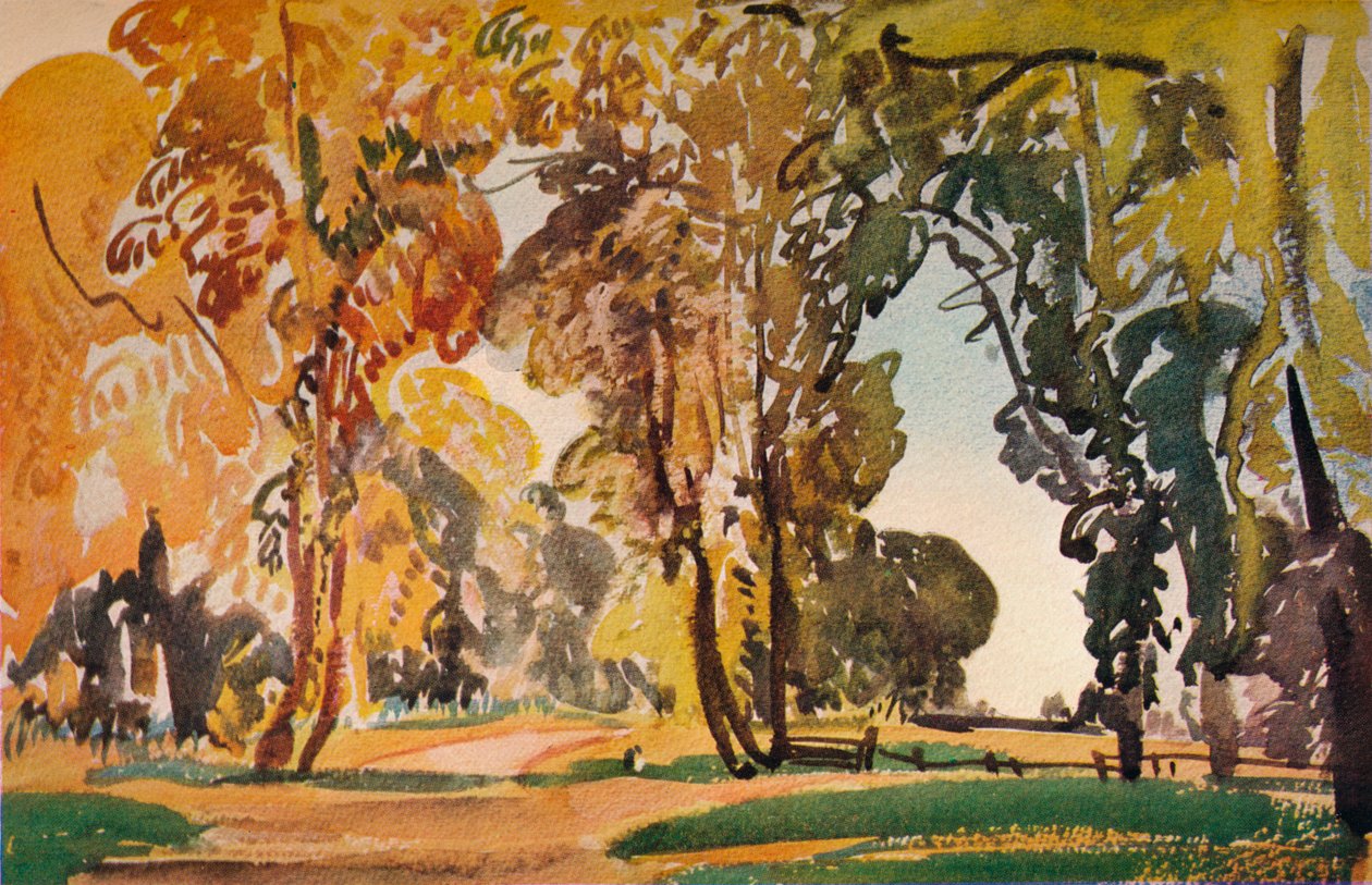 Betchworth Lane, ottobre da Evelyn Cheston