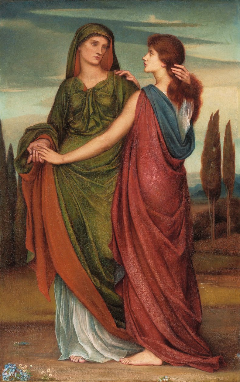 Naomi e Ruth, 1887 da Evelyn De Morgan