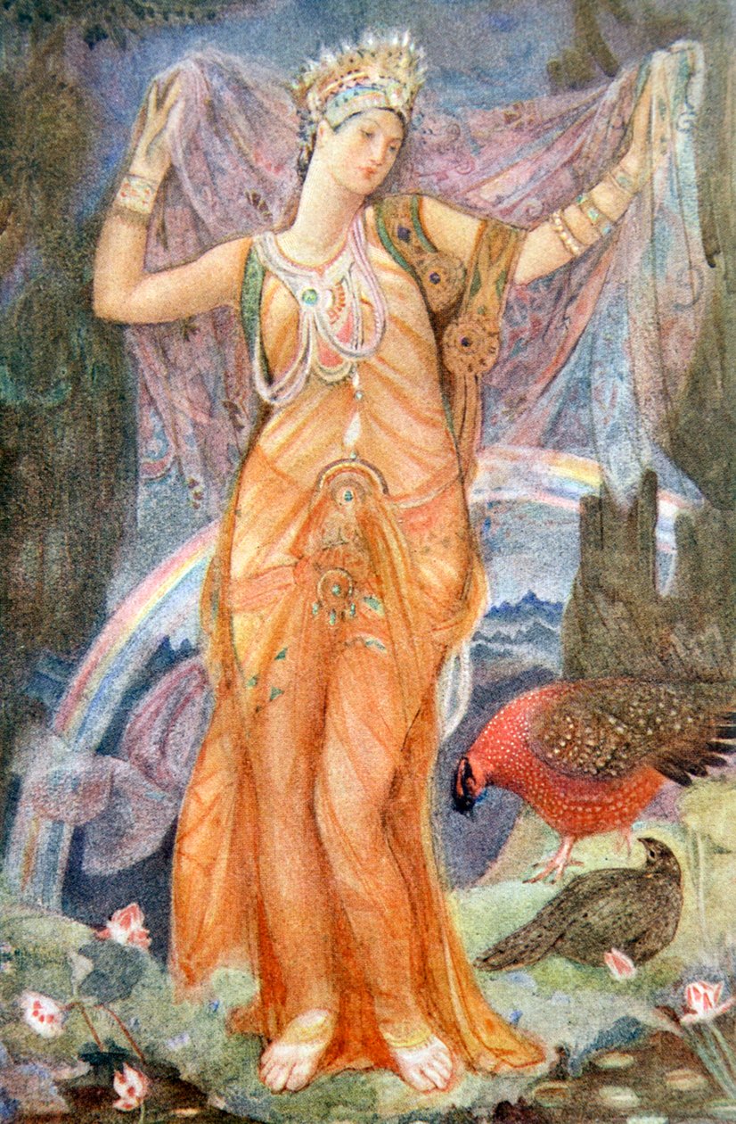 La dea madre Ishtar, 1916 da Evelyn Paul