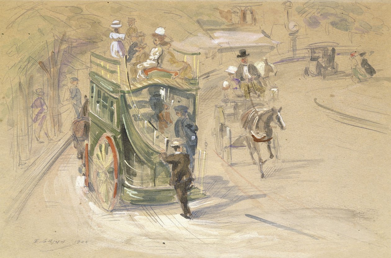 A Central Park da Everett Shinn