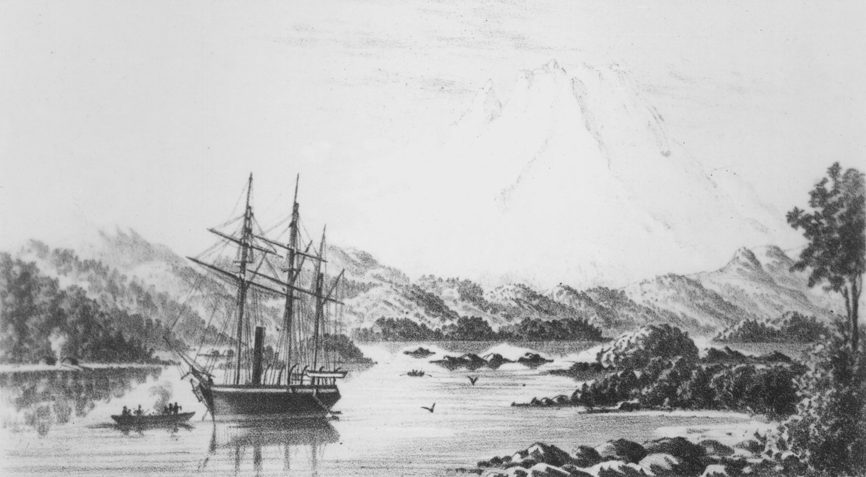 Monte Burney dalle Isole Otter da F.C.P. Vereker
