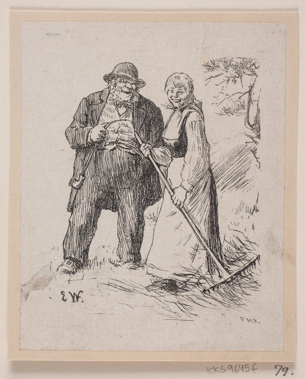 Illustrazione per "Herremandsbruden" da F. Hendriksen
