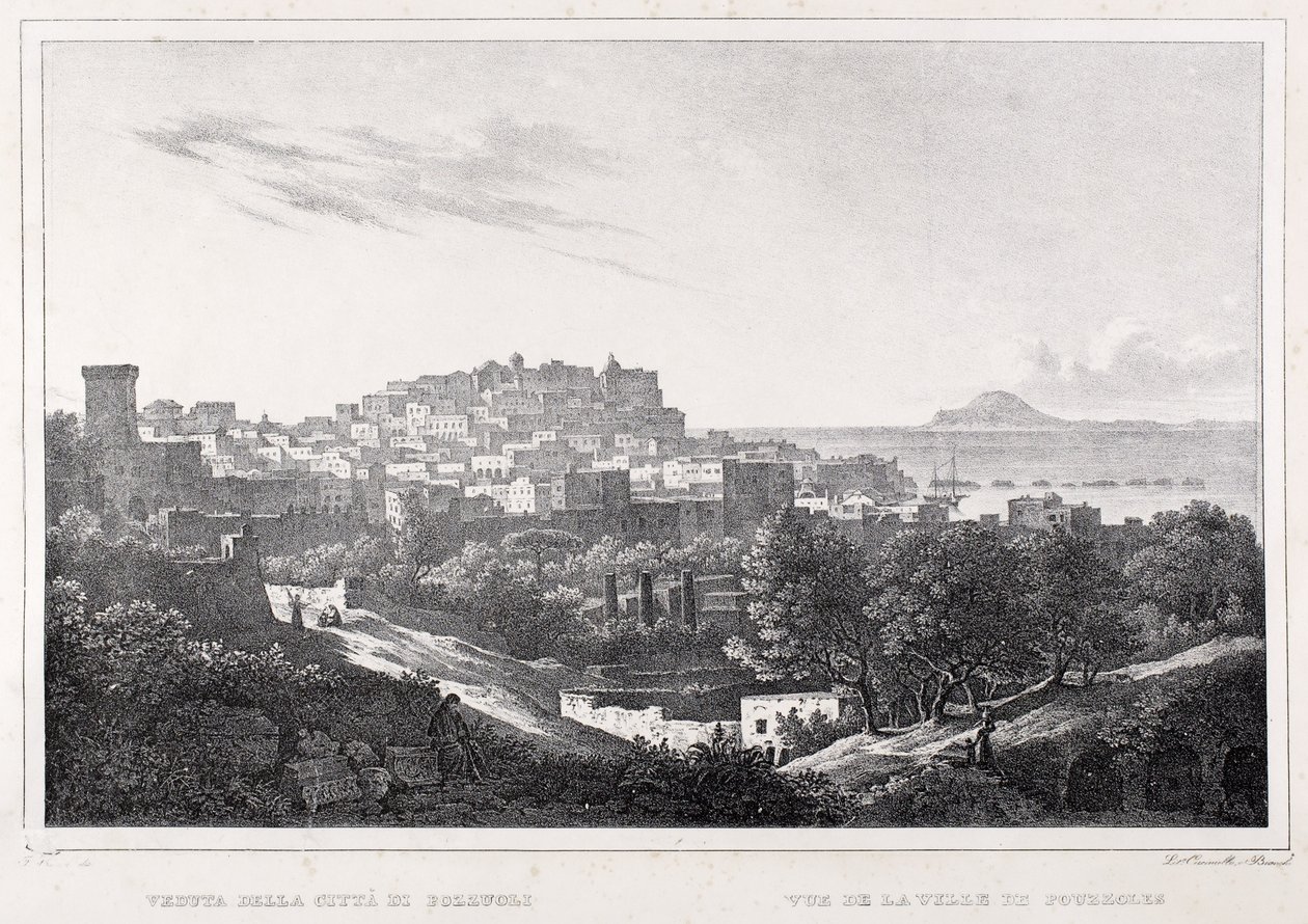 Veduta della città di Pozzuoli da F. Homer
