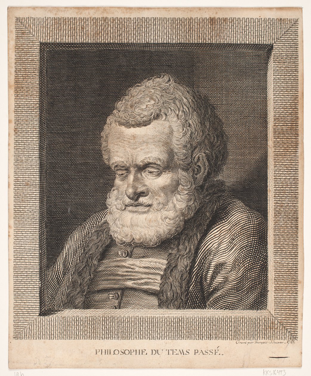 "Philosophe du tems passé" da F. Schüerer