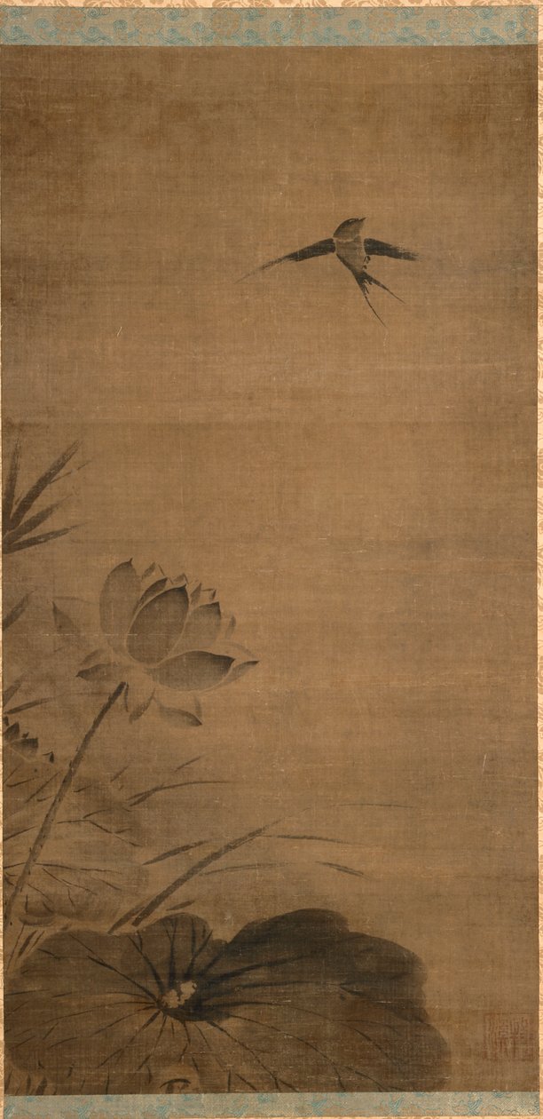 Rondine e Loto, metà del 1200 da Fachang Muqi