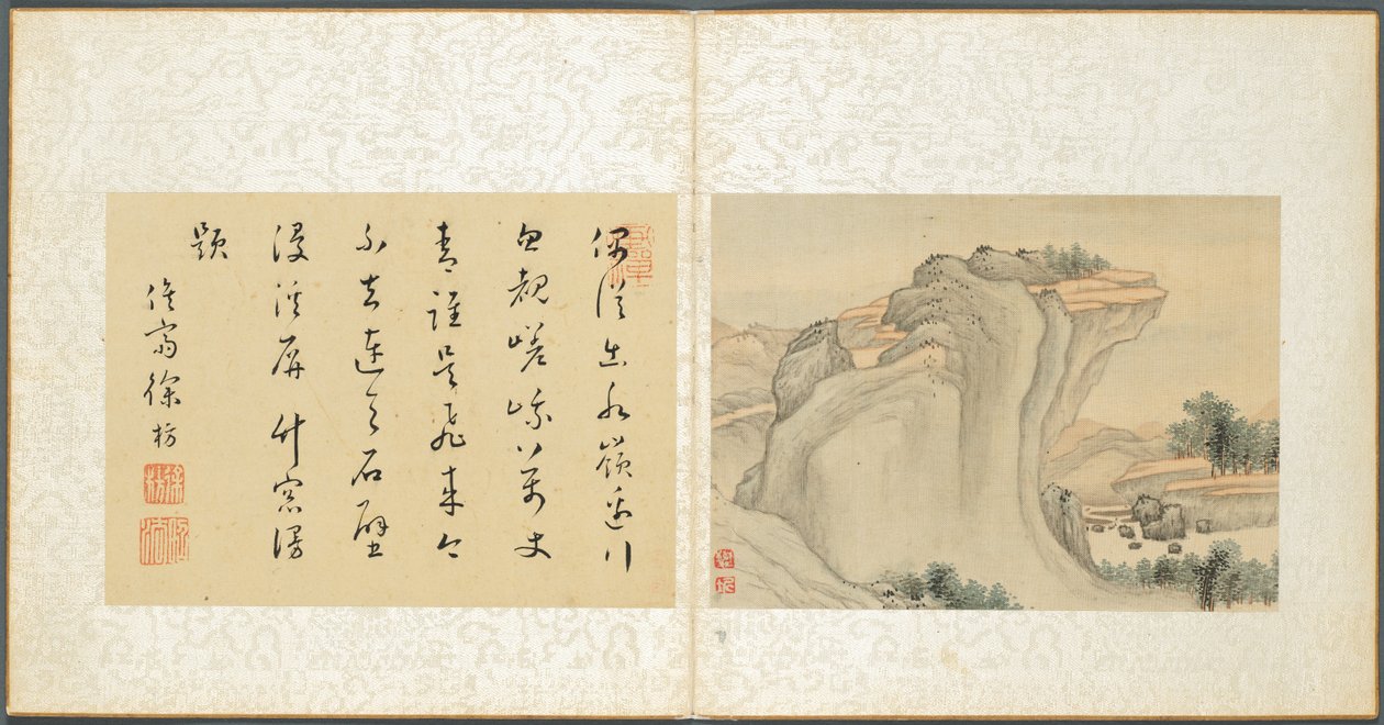 Album di soggetti vari, foglio 4, 1600s da Fan Qi