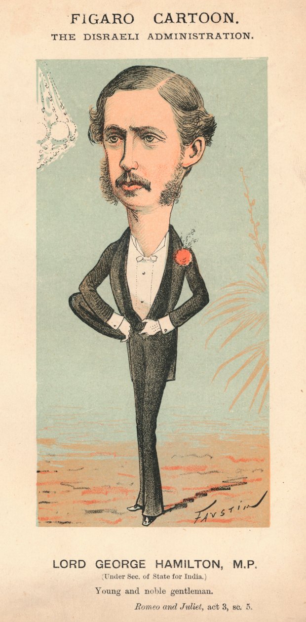 Lord George Hamilton, M.P., c1870 da Faustin