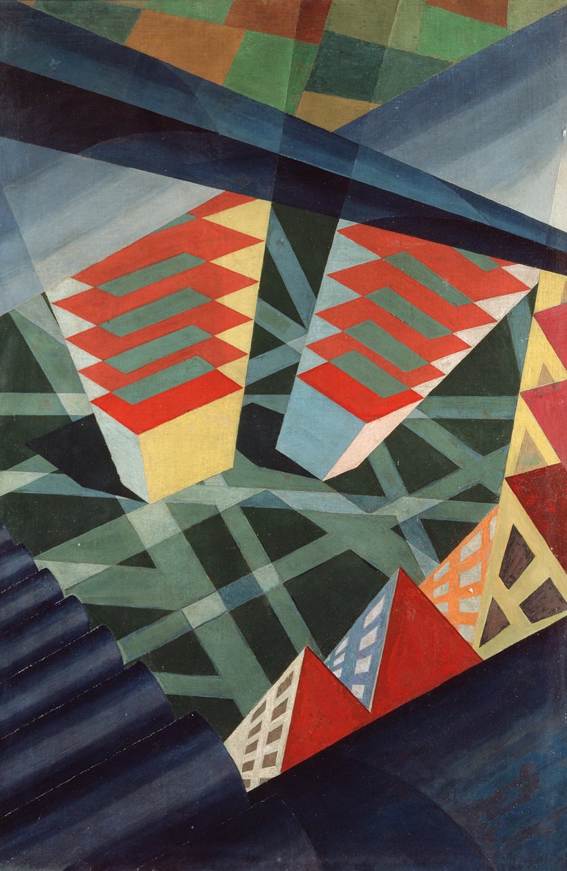 Prospettive in volo, c.1926 da Fedele Azari