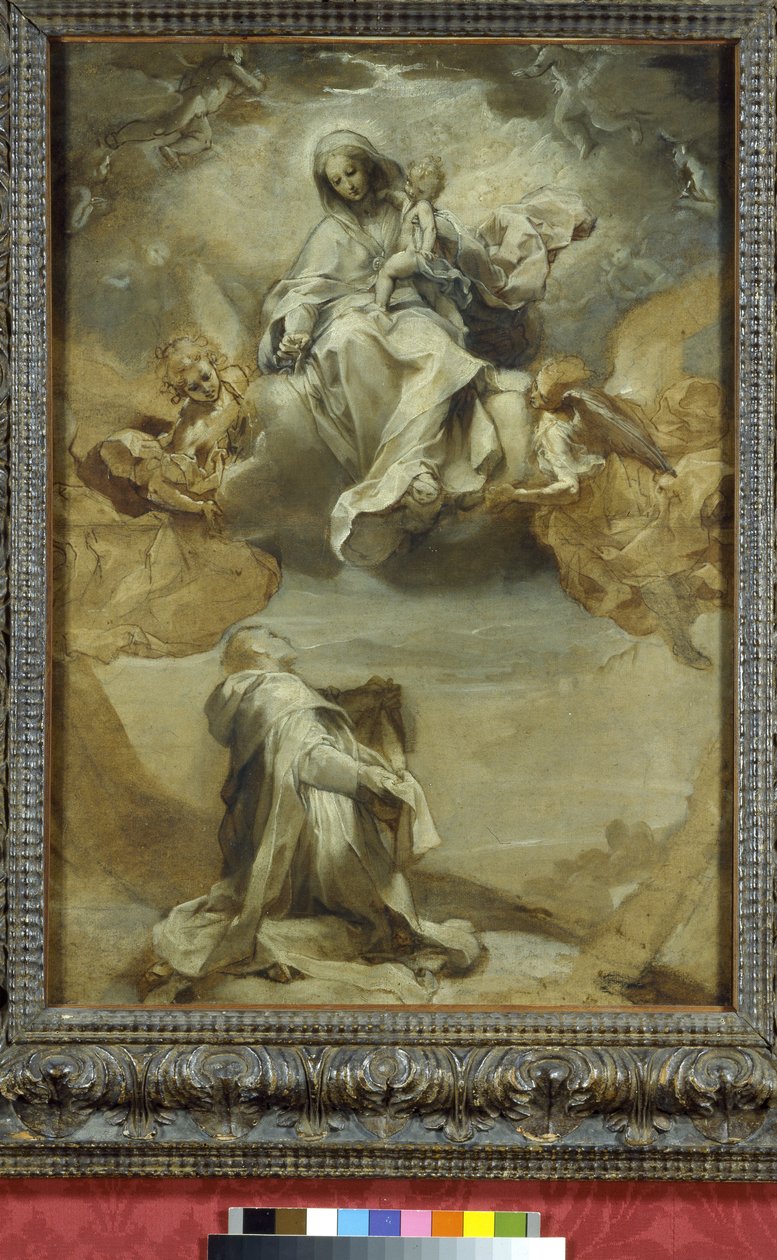 San Domenico che riceve il Rosario, XVI secolo da Federico Barocci