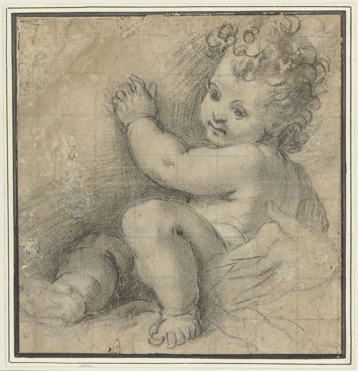 Bambino Gesù con la mano di Maria da Federico Barocci