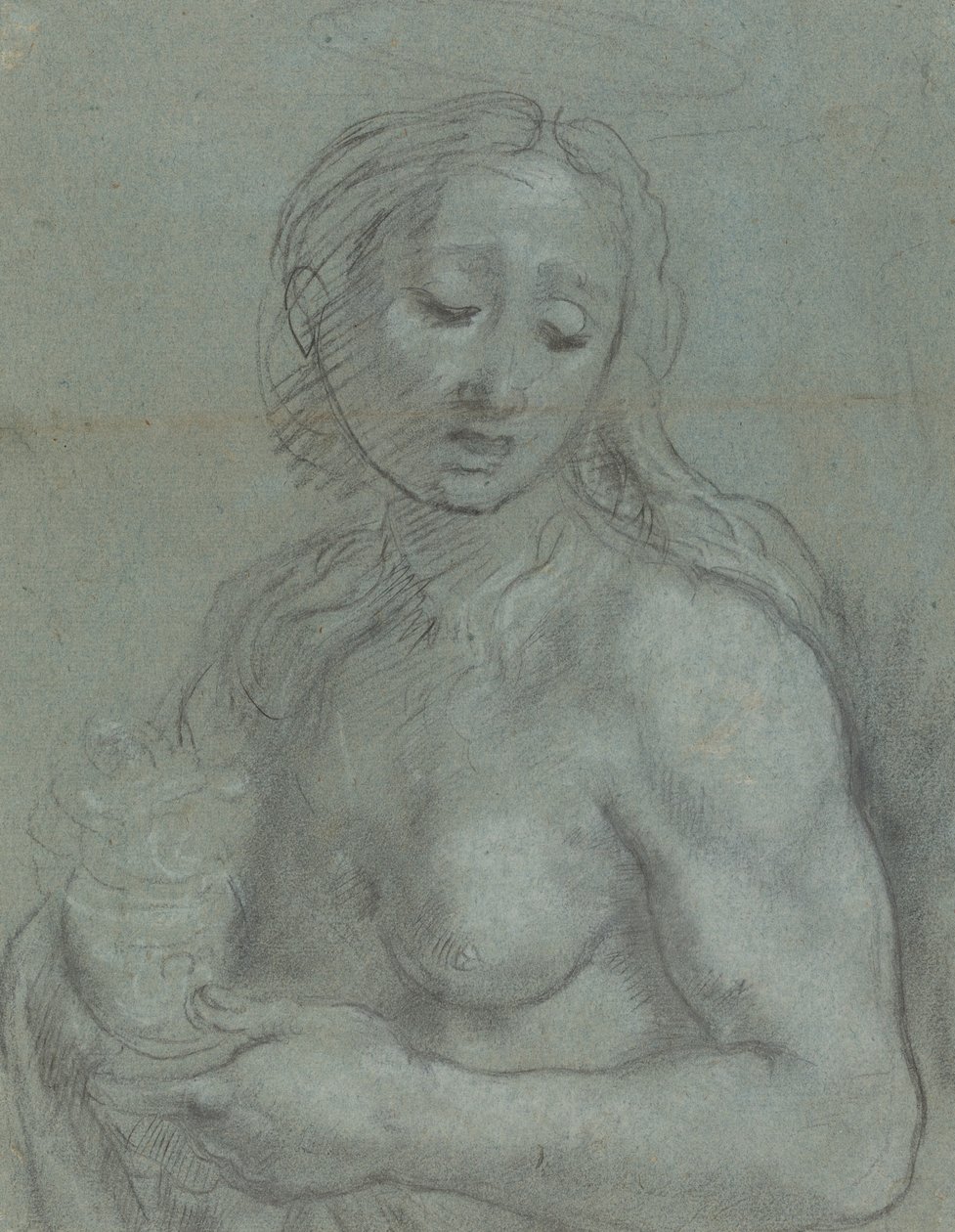 Mezza figura di Maria Maddalena (verso) da Federico Barocci
