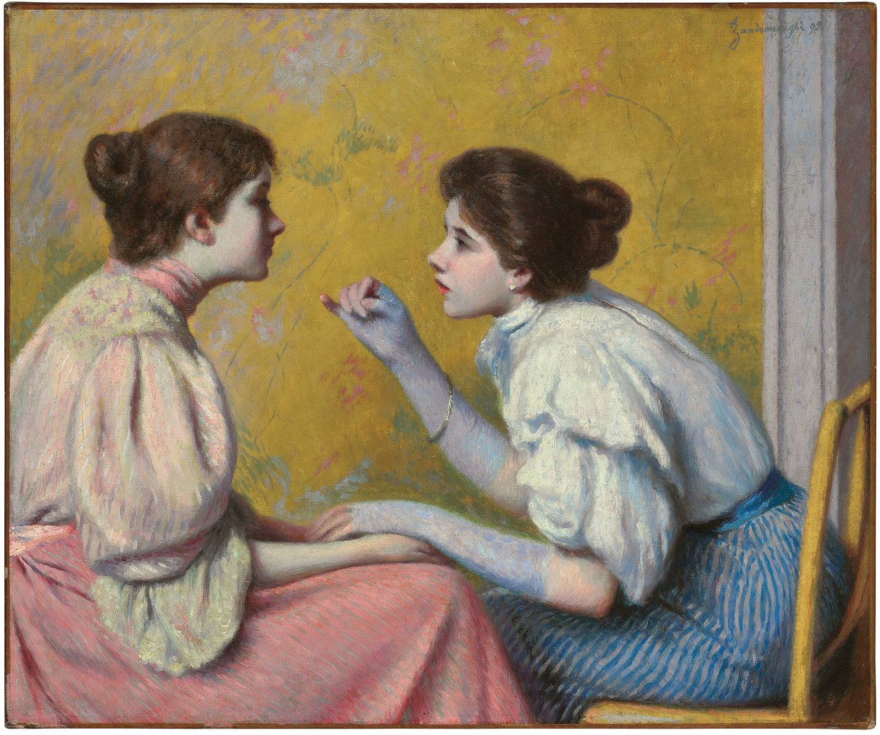 Conversazione interessante, 1895 da Federigo Zandomeneghi