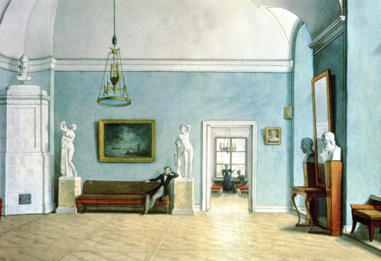 Interno Neoclassico, c.1820 da Fedor Petrovich Tolstoy