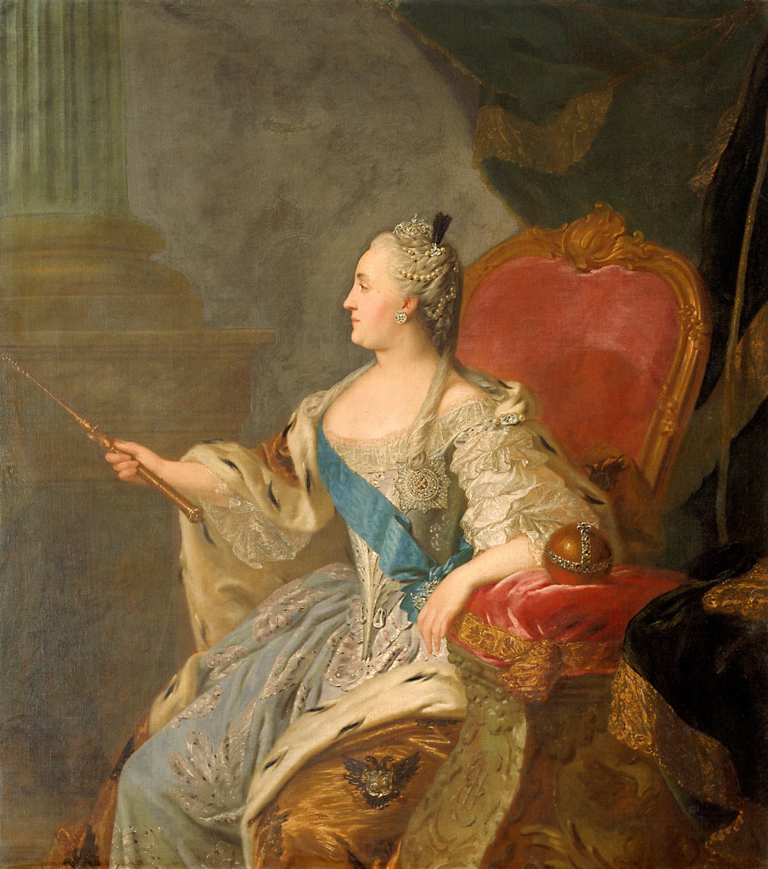 Caterina la Grande, 1763 da Fedor Stepanovich Rokotov