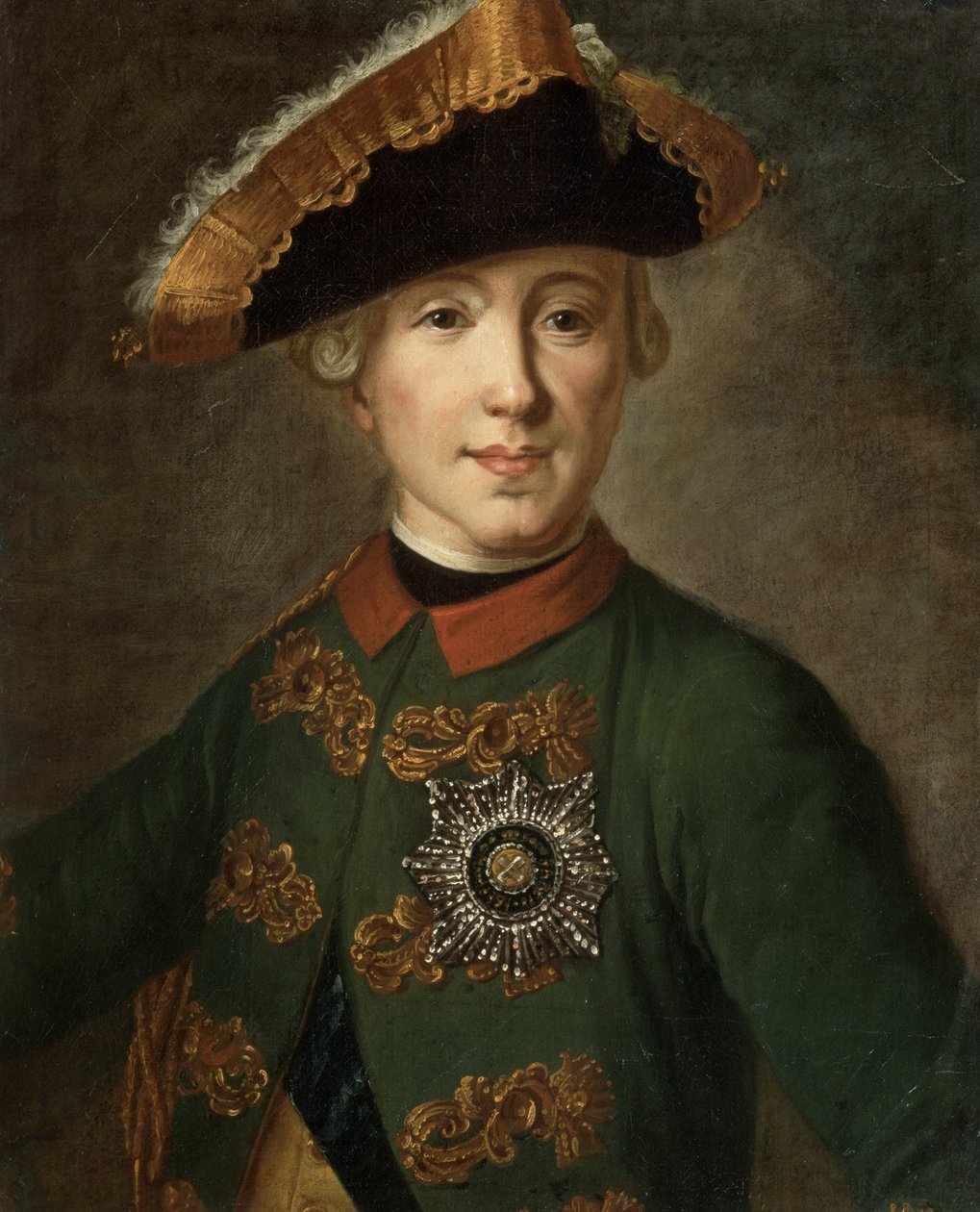 Ritratto dello Zar Pietro III (1728-62) da Fedor Stepanovich Rokotov