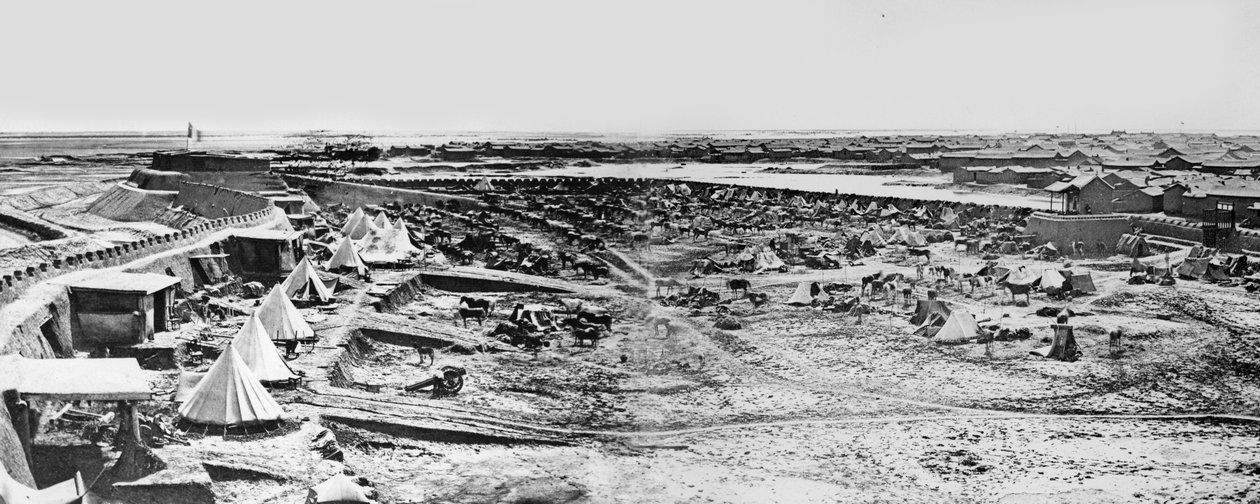 Accampamento Britannico ai Forti di Taku, Cina, 1860 da Felice Beato