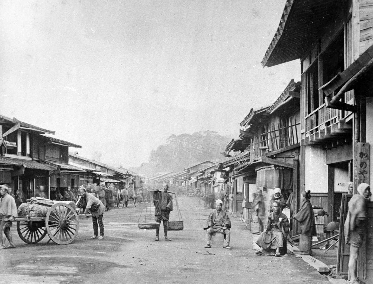 Città di Odowara, c.1860s da Felice Beato